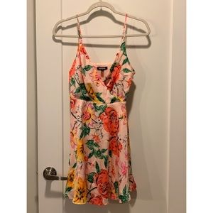 Express Floral Mini Dress